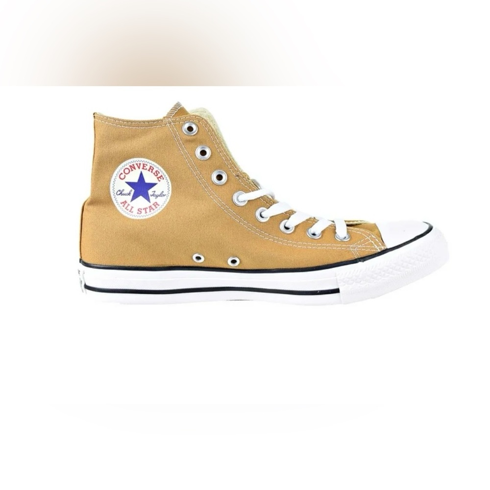 Converse High-Top Sneakers in Gold and White 💛🤍🔥